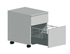 Idea Rollcontainer COCM002 aus Metall 2 Schubladen, davon einer als Hngeregister