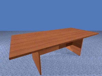 X-Time Work Konferenztisch rechteckig nuss